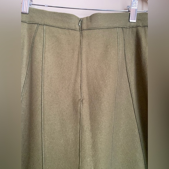 Harve benard wool blend skirt vintage dark academia classic midi vintage - Picture 6 of 7